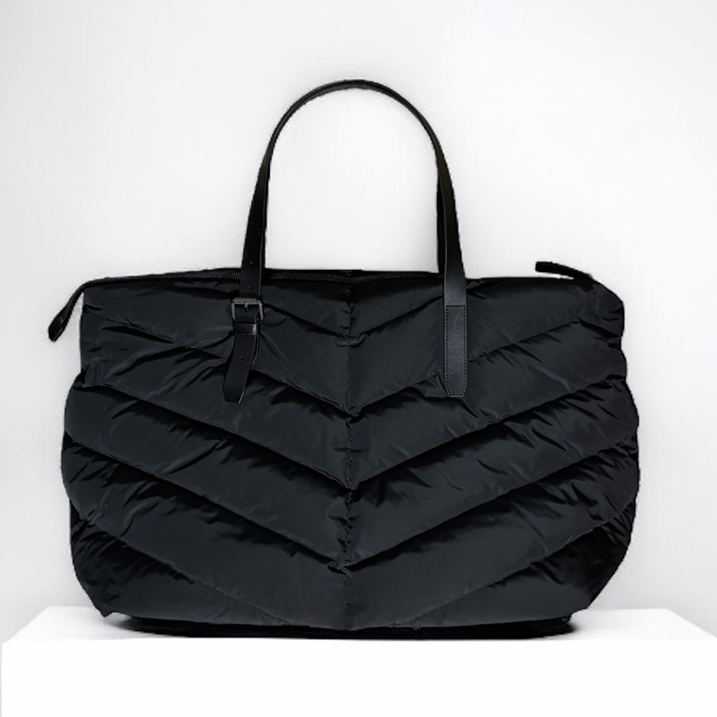 Mackage Emilee Quilted Weekender Bag In Black